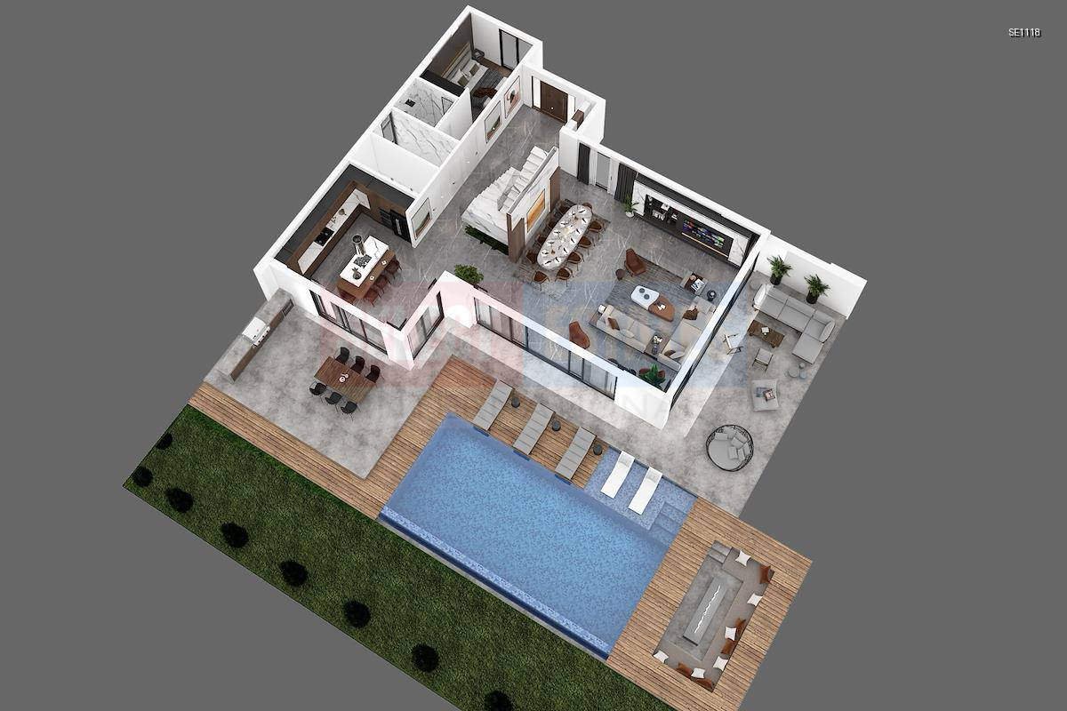 SE1118_043 Luxury Villa with Sea View in Çatalköy