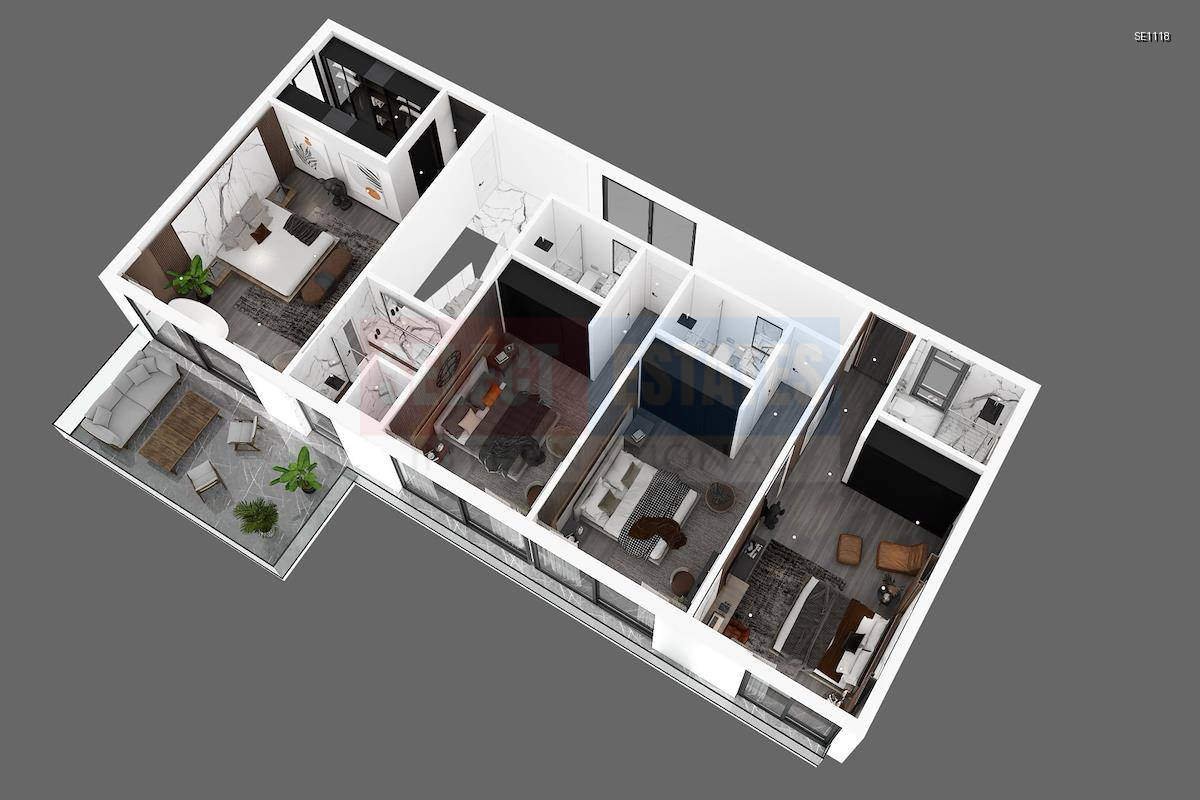 SE1118_044 Luxury Villa with Sea View in Çatalköy