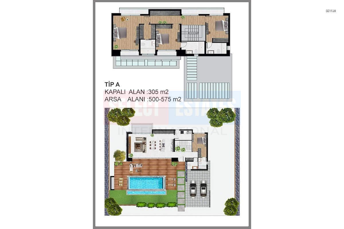 SE1130_016 Modern Villa with Immediate Delivery in Ozanköy