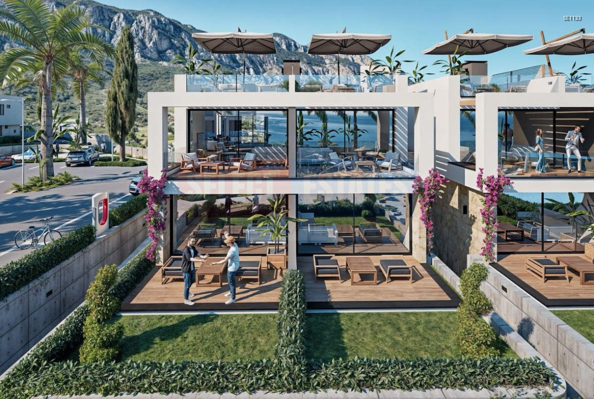 Modern Garden Apartment in Lapta