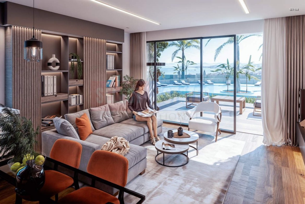 Modern Garden Apartment in Lapta