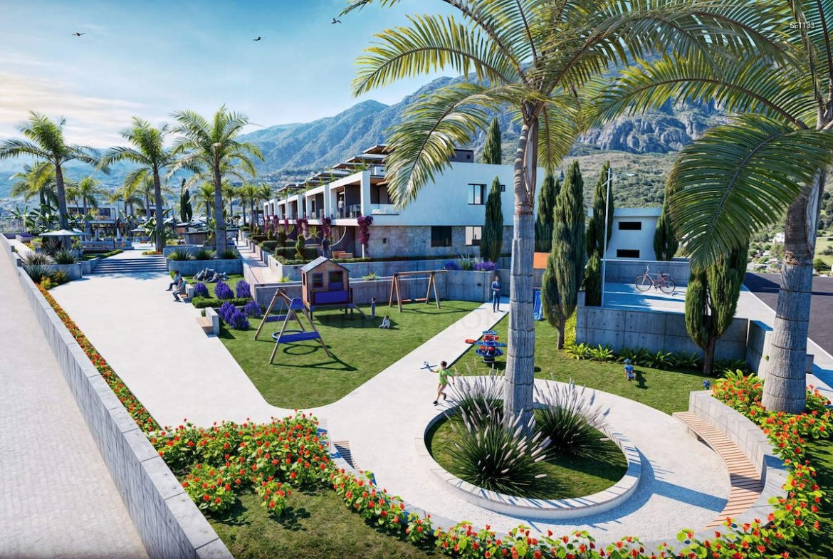 Modern Garden Apartment in Lapta