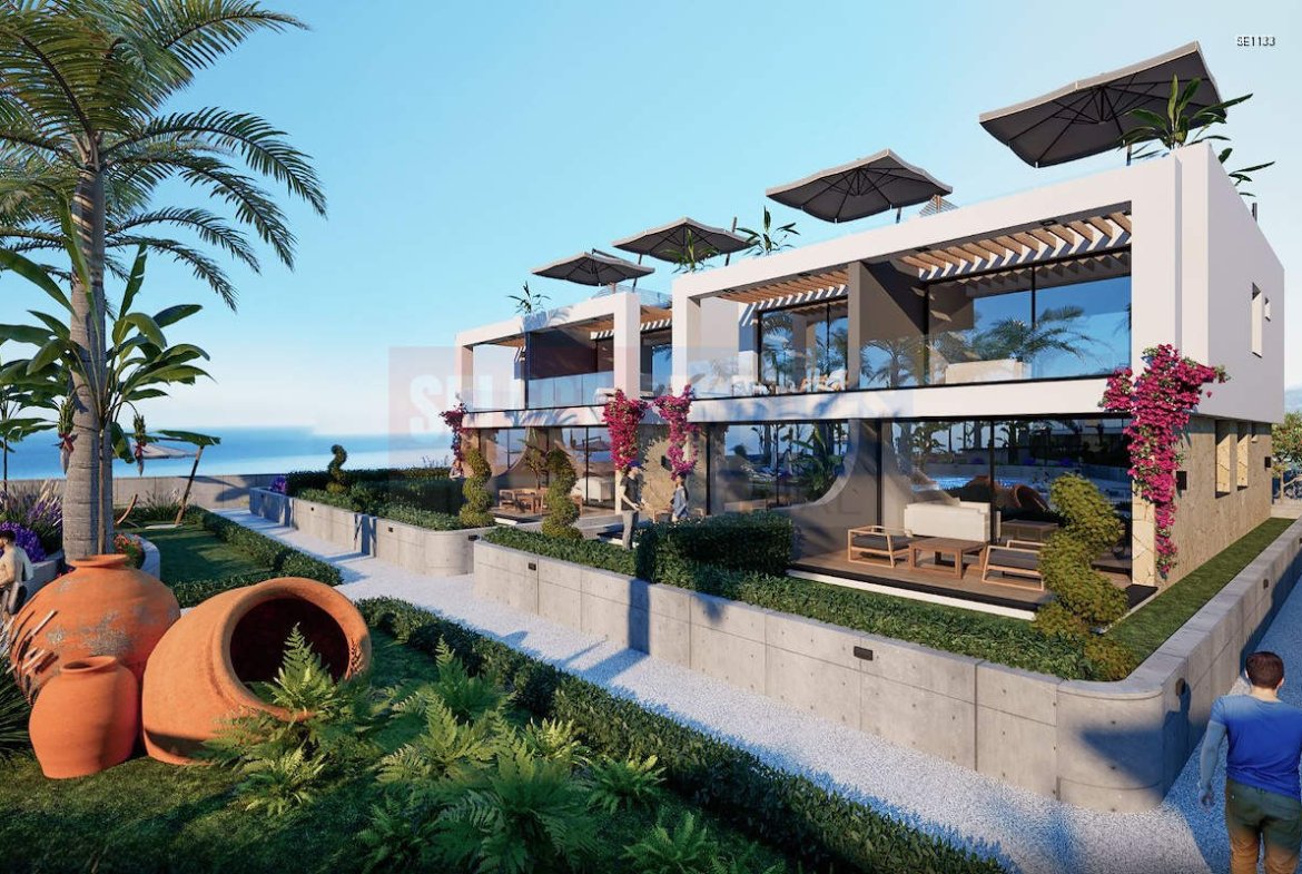 Modern Garden Apartment in Lapta