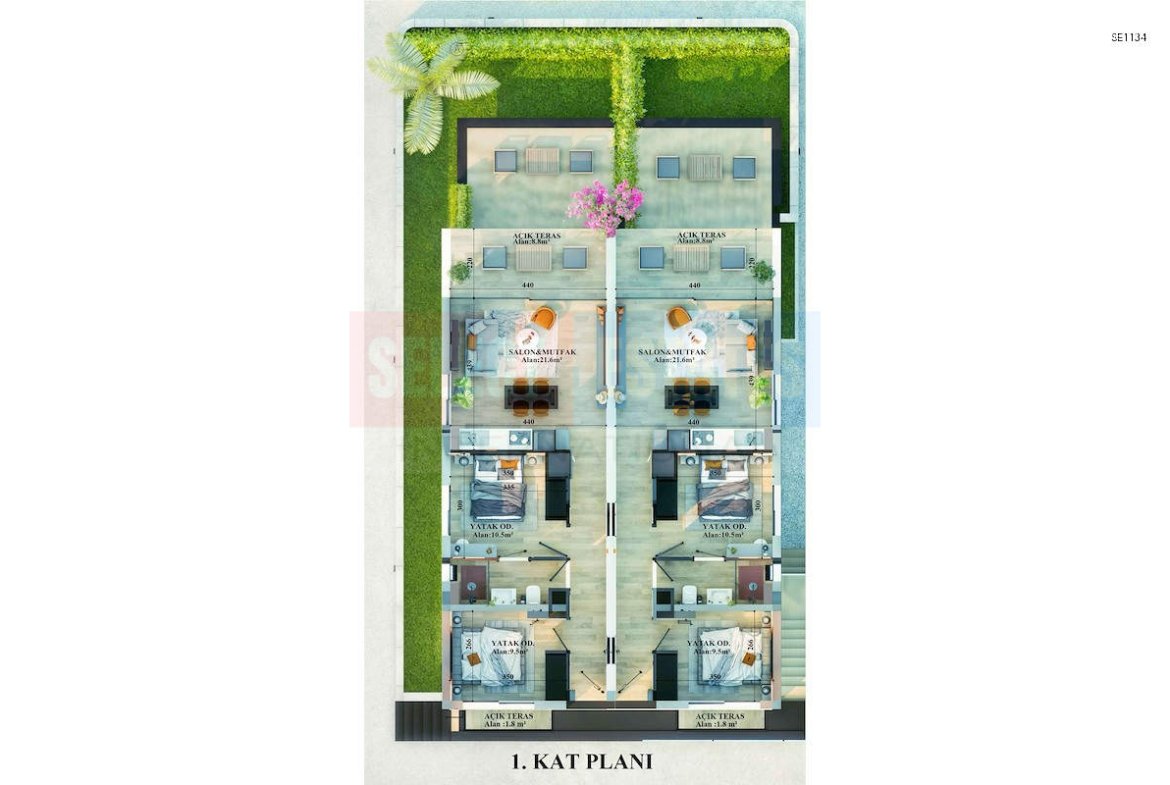 Luxury Penthouse with Sea View in Lapta