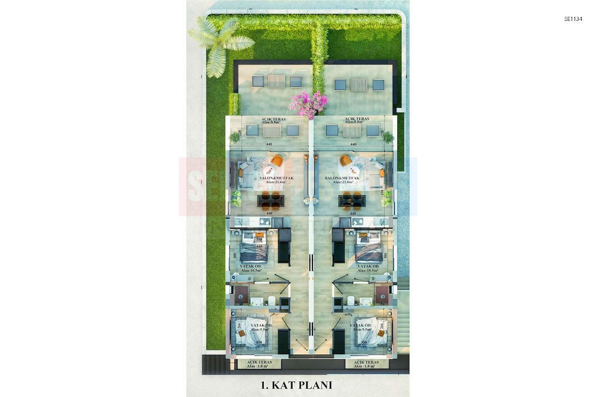 SE1134_040 Luxury Penthouse with Sea View in Lapta
