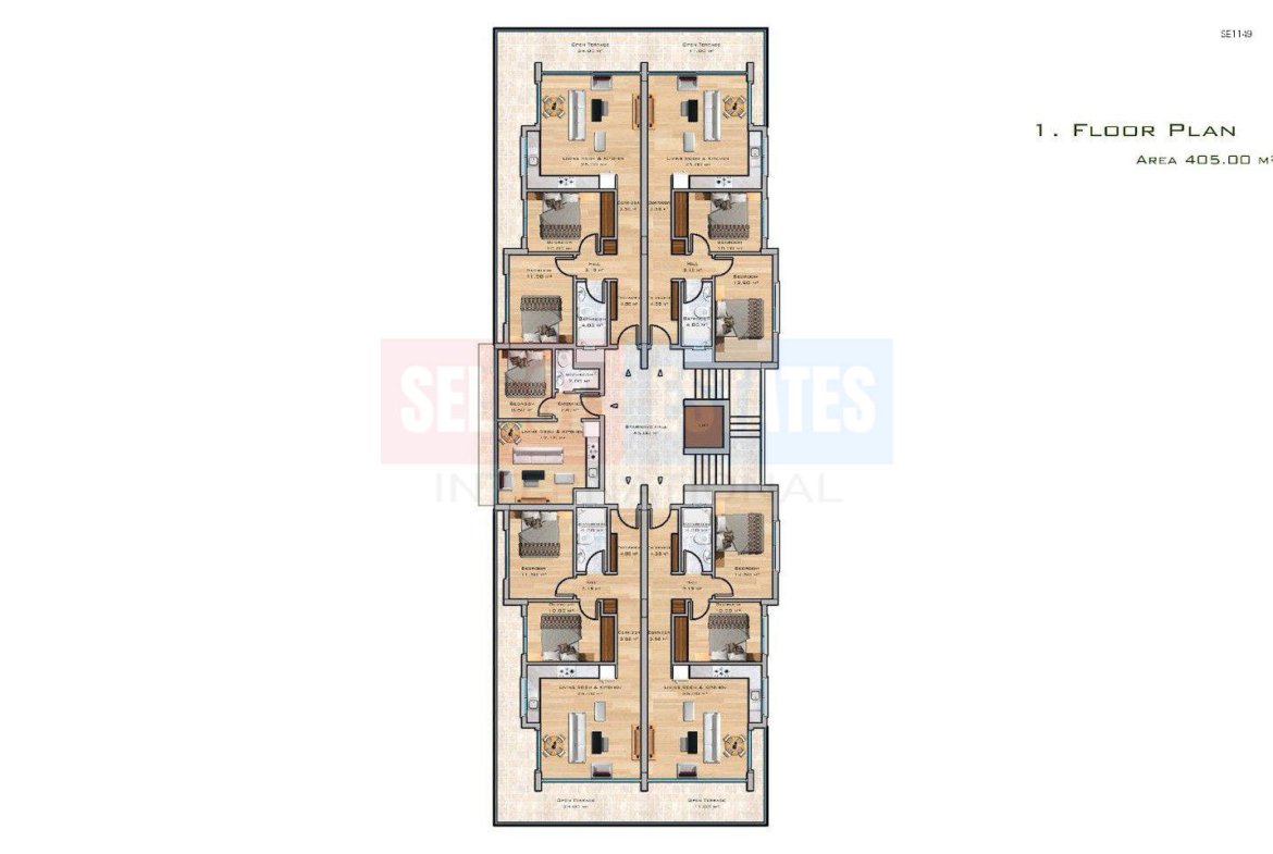 Ready to Move In Apartment in Kyrenia Center