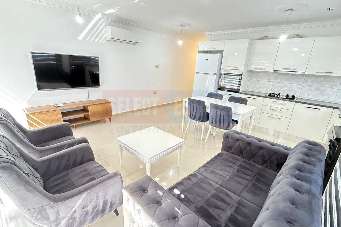 SE1158_006 Ready Apartment with a View in Kyrenia Center