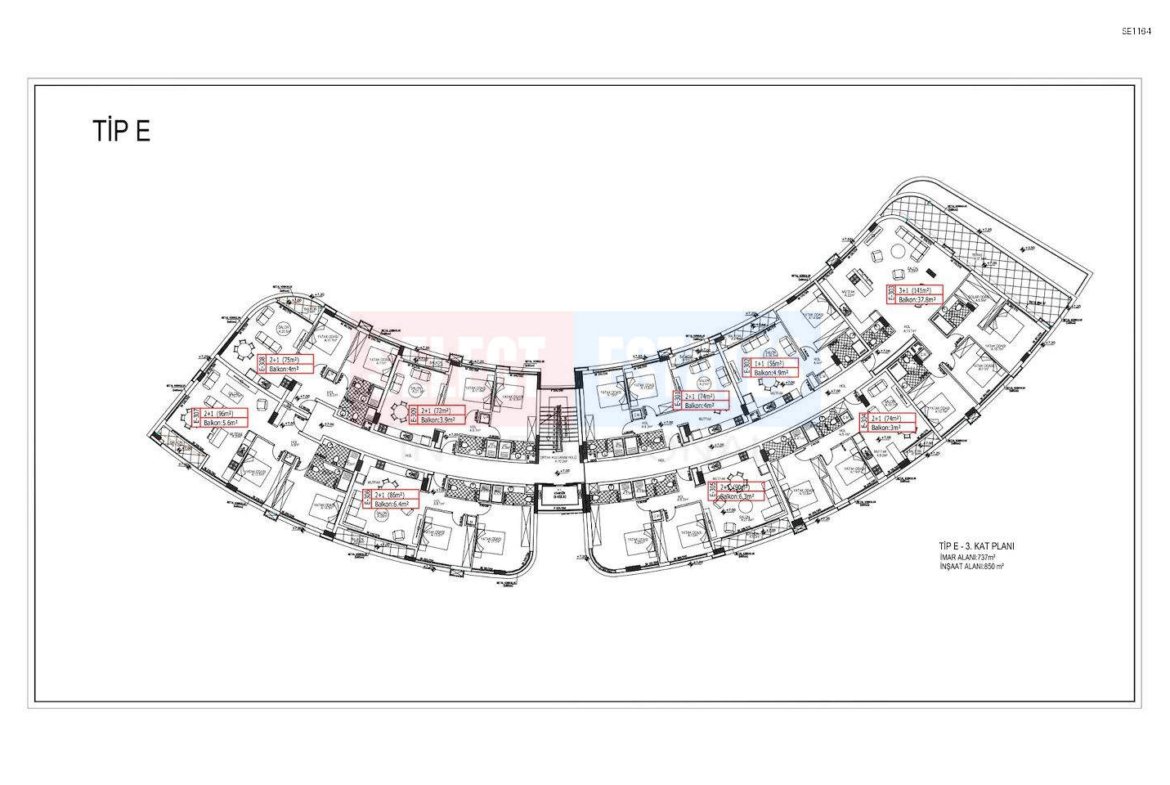 Ready 3+1 Apartment in Kyrenia Center
