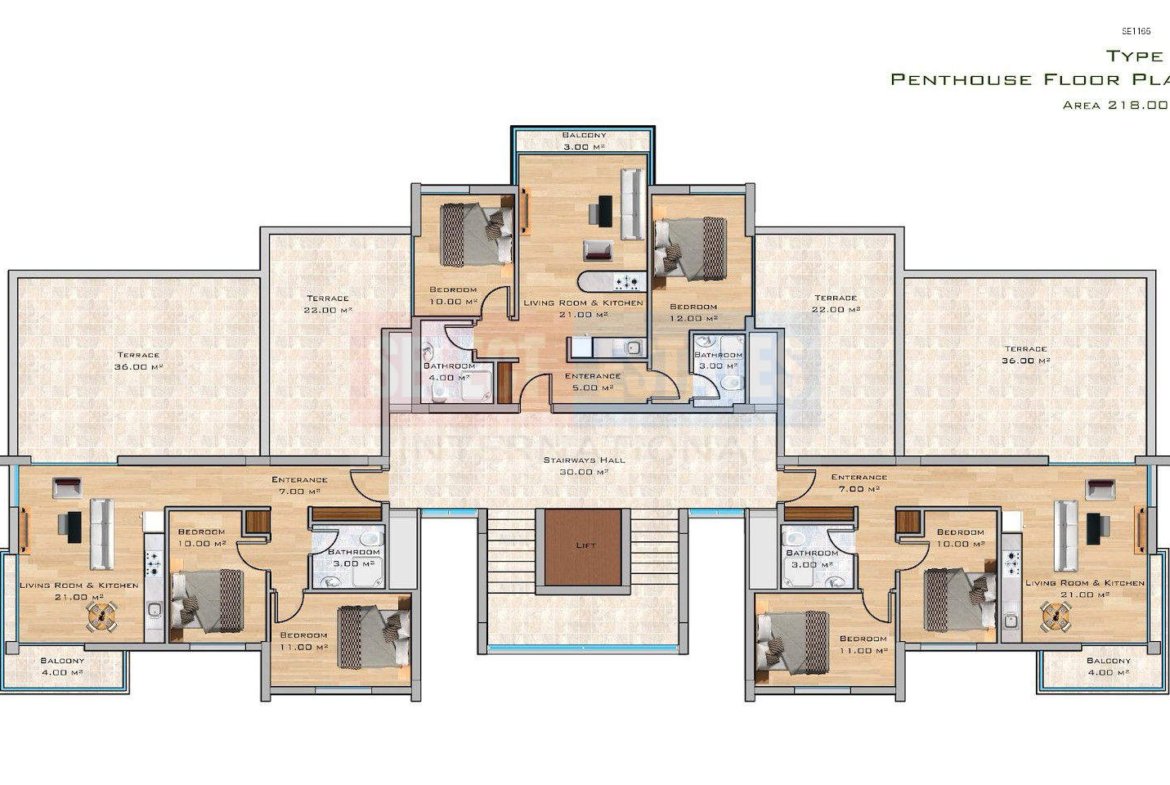Ready Luxury Penthouse in Kyrenia Center – North Cyprus