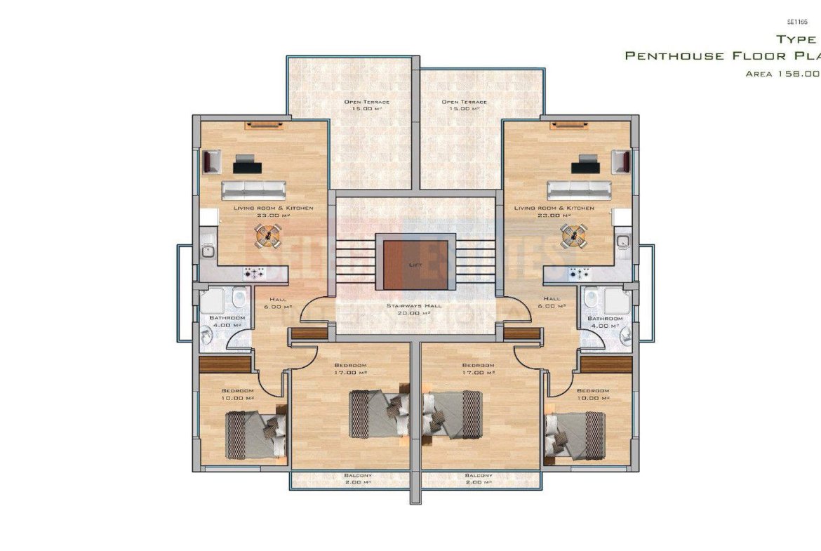 Ready Luxury Penthouse in Kyrenia Center – North Cyprus
