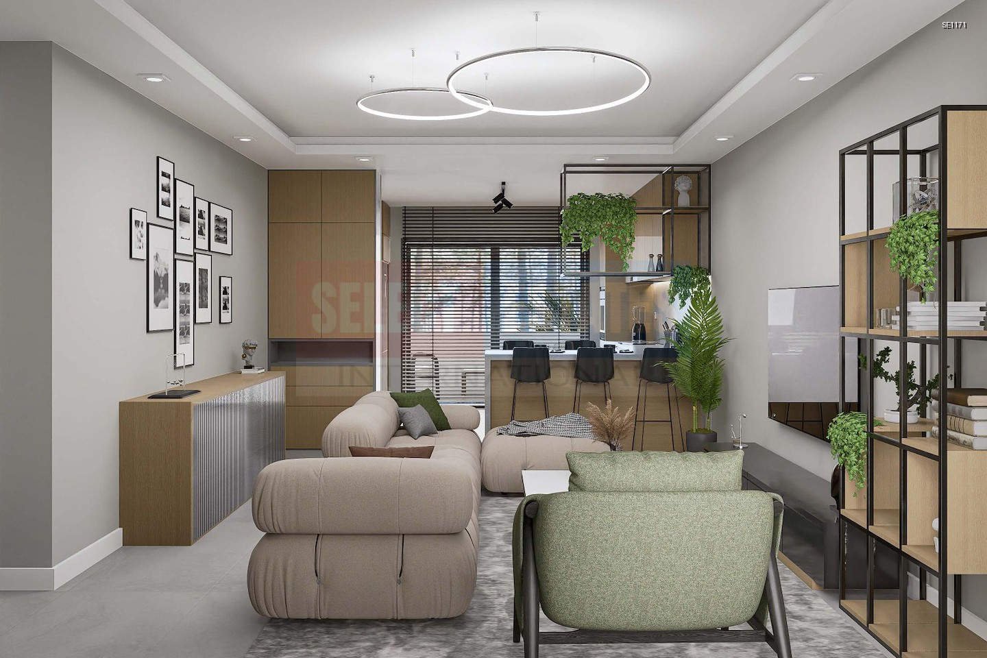 İskele Modern Garden Apartment