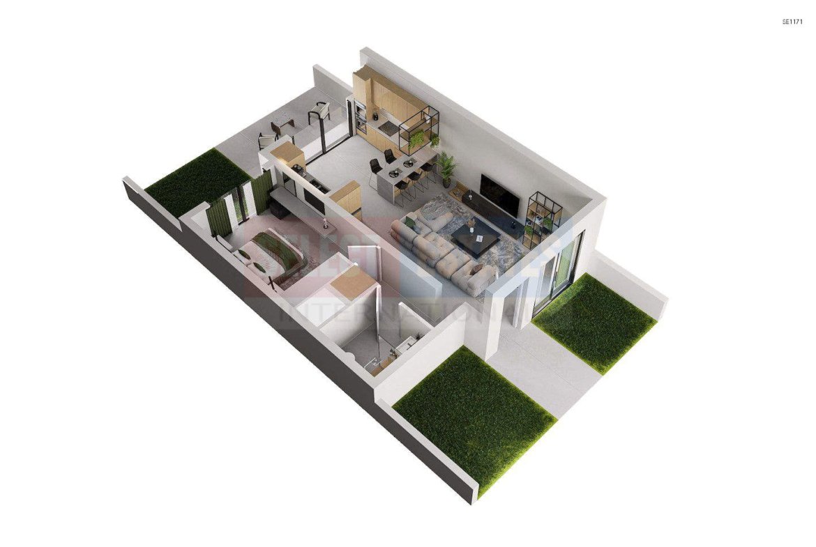 İskele Modern Garden Apartment