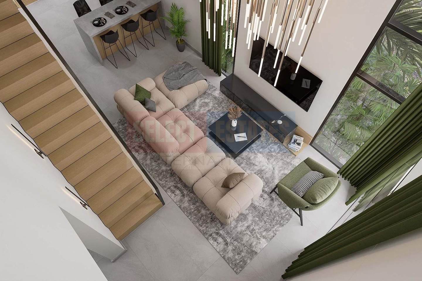SE1175_040 İskele Long Beach Luxury Penthouse