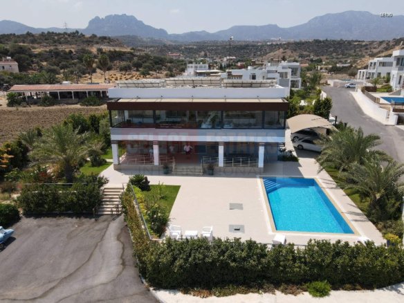 Beach front luxury villa