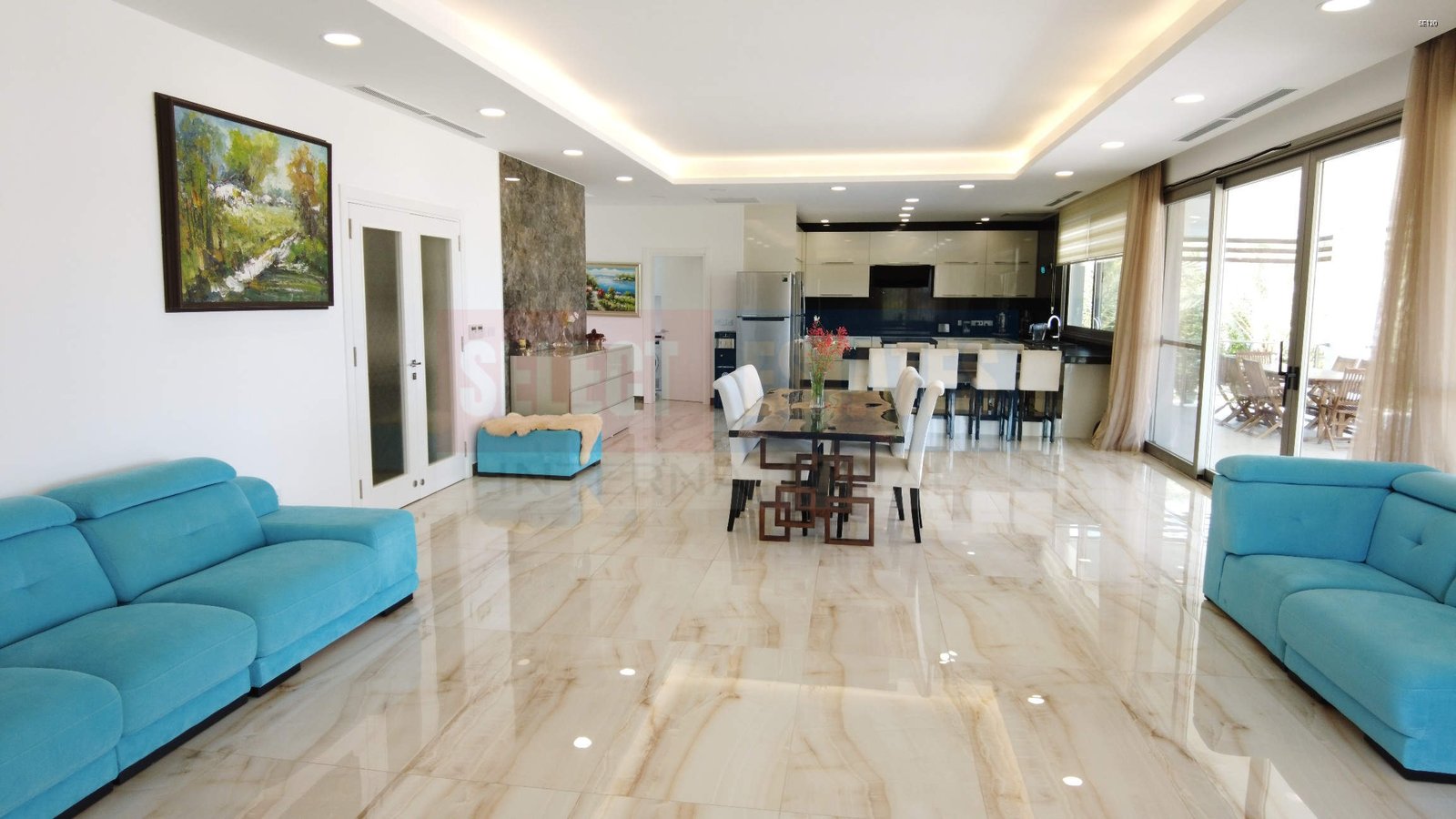 Beach front luxury villa