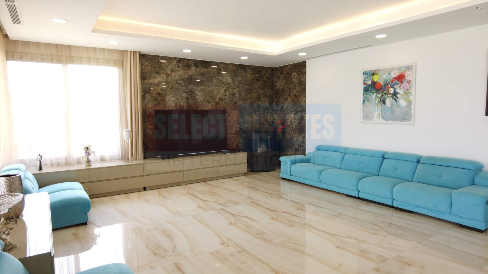 Beach front luxury villa
