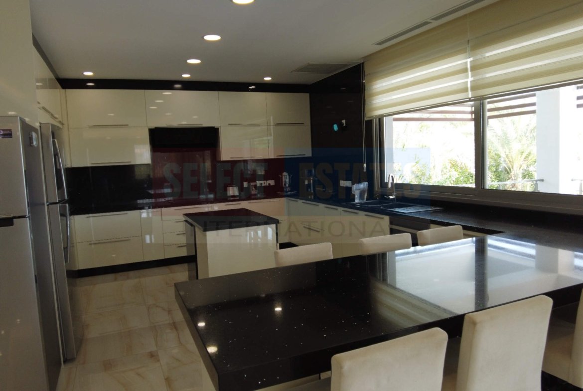 Beach front luxury villa