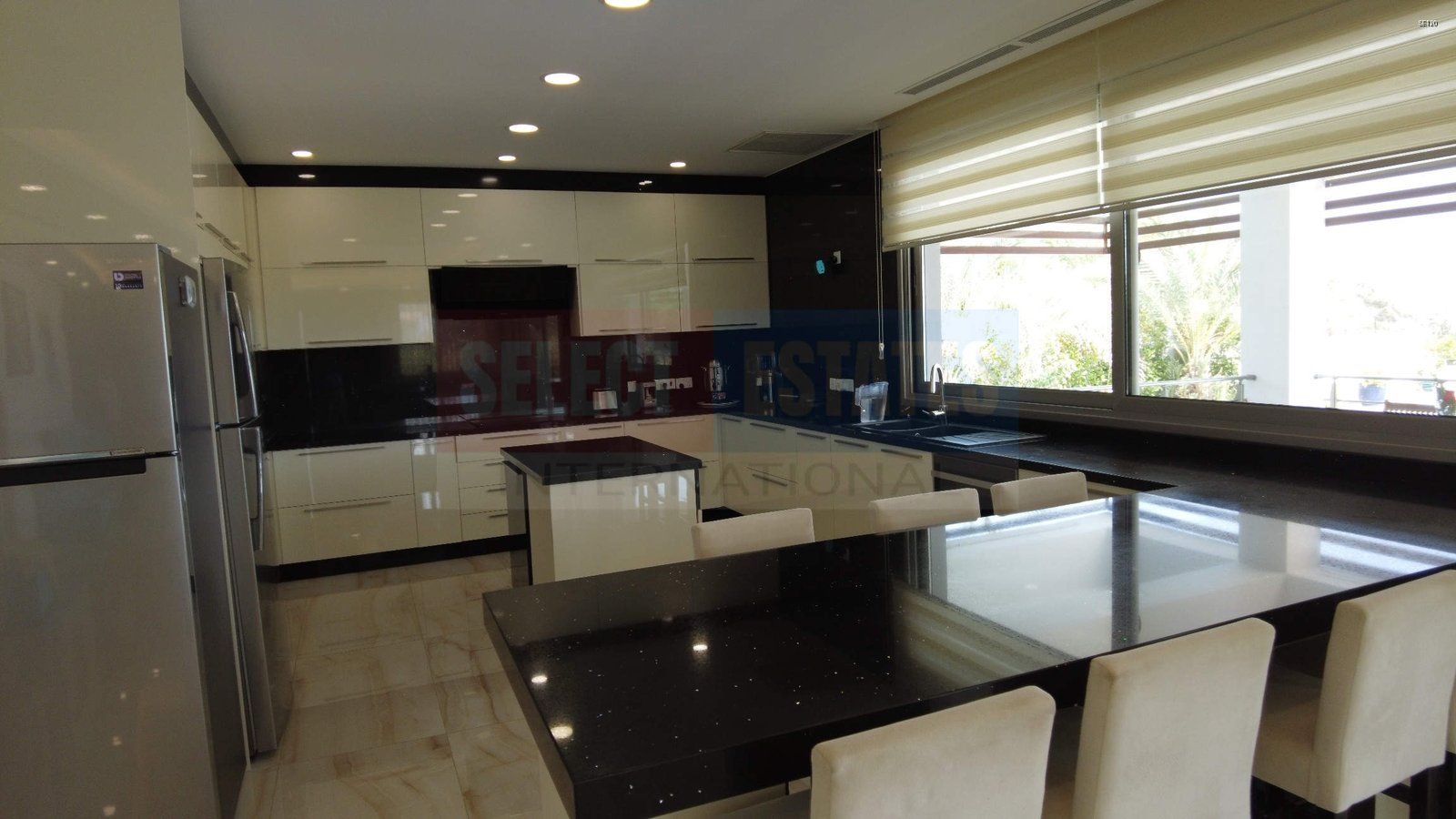 Beach front luxury villa