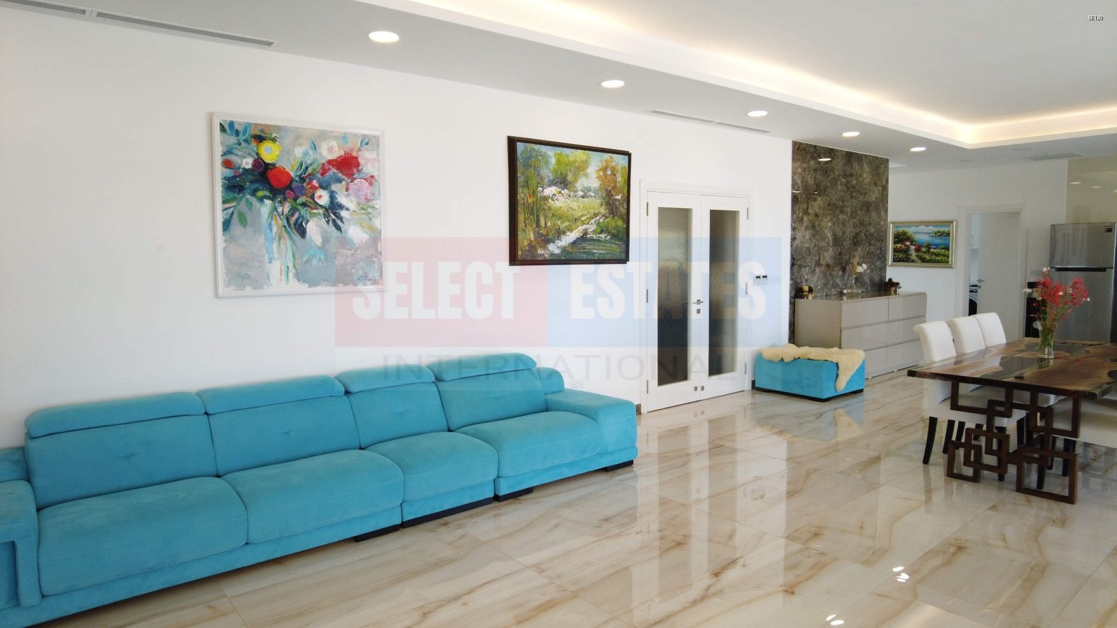 Beach front luxury villa