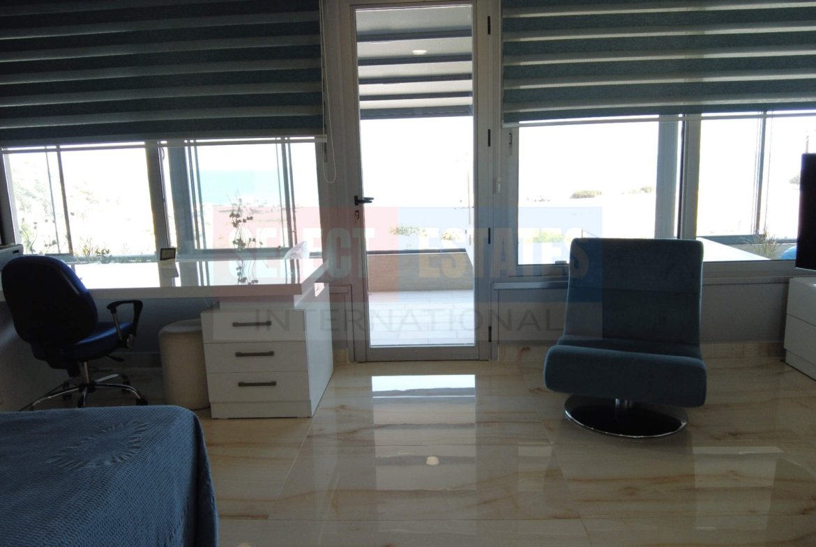 Beach front luxury villa