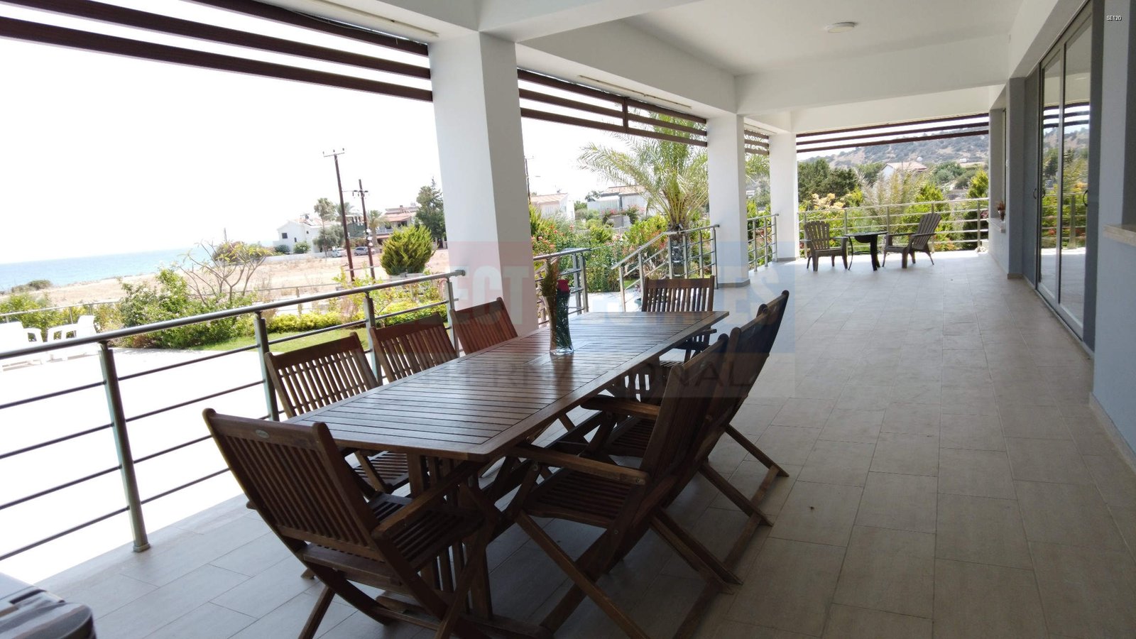 Beach front luxury villa