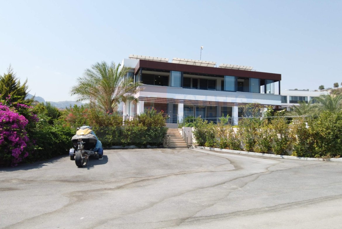Beach front luxury villa