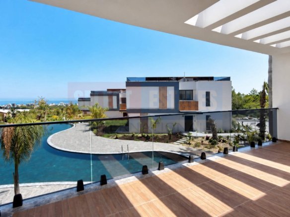 Luxury Furnished Villa with Sea View in Zeytinlik