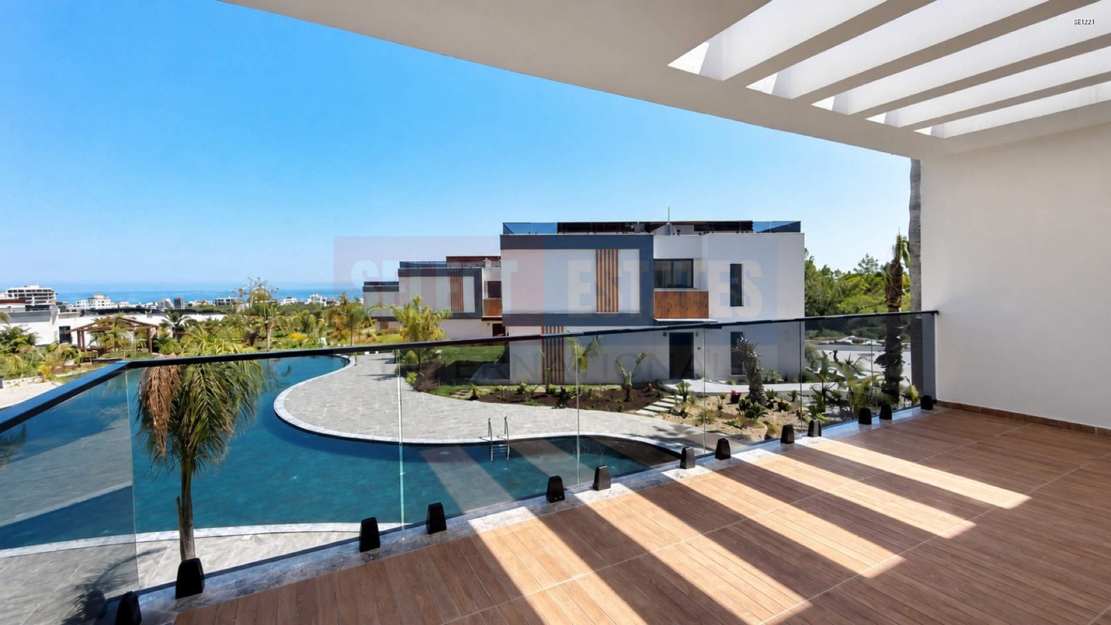 Luxury Furnished Villa with Sea View in Zeytinlik