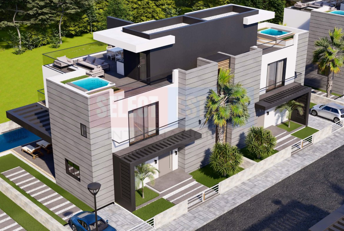 Luxury Semi-Detached Villas in Yeni Boğaziçi