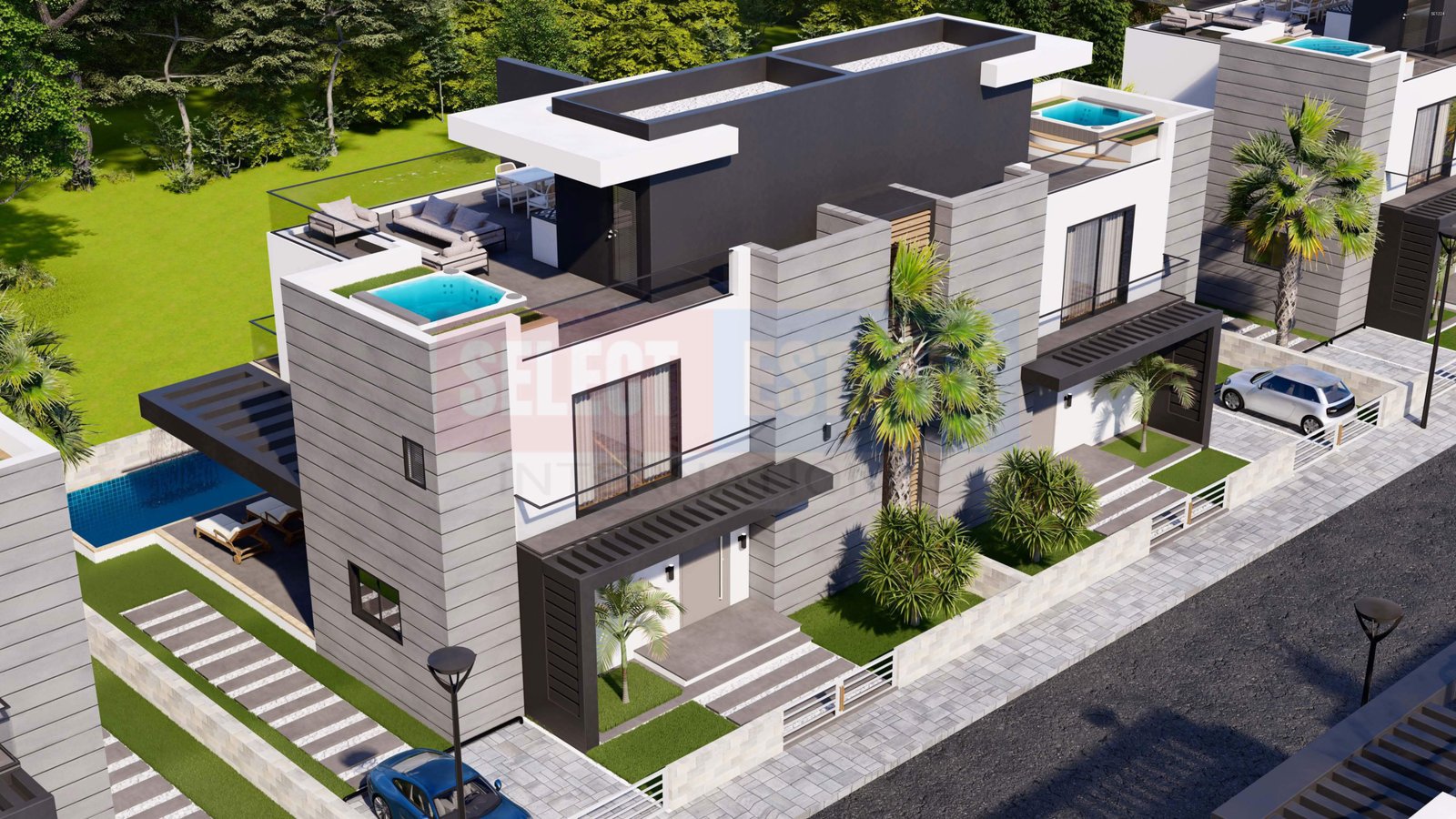 Luxury Semi-Detached Villas in Yeni Boğaziçi
