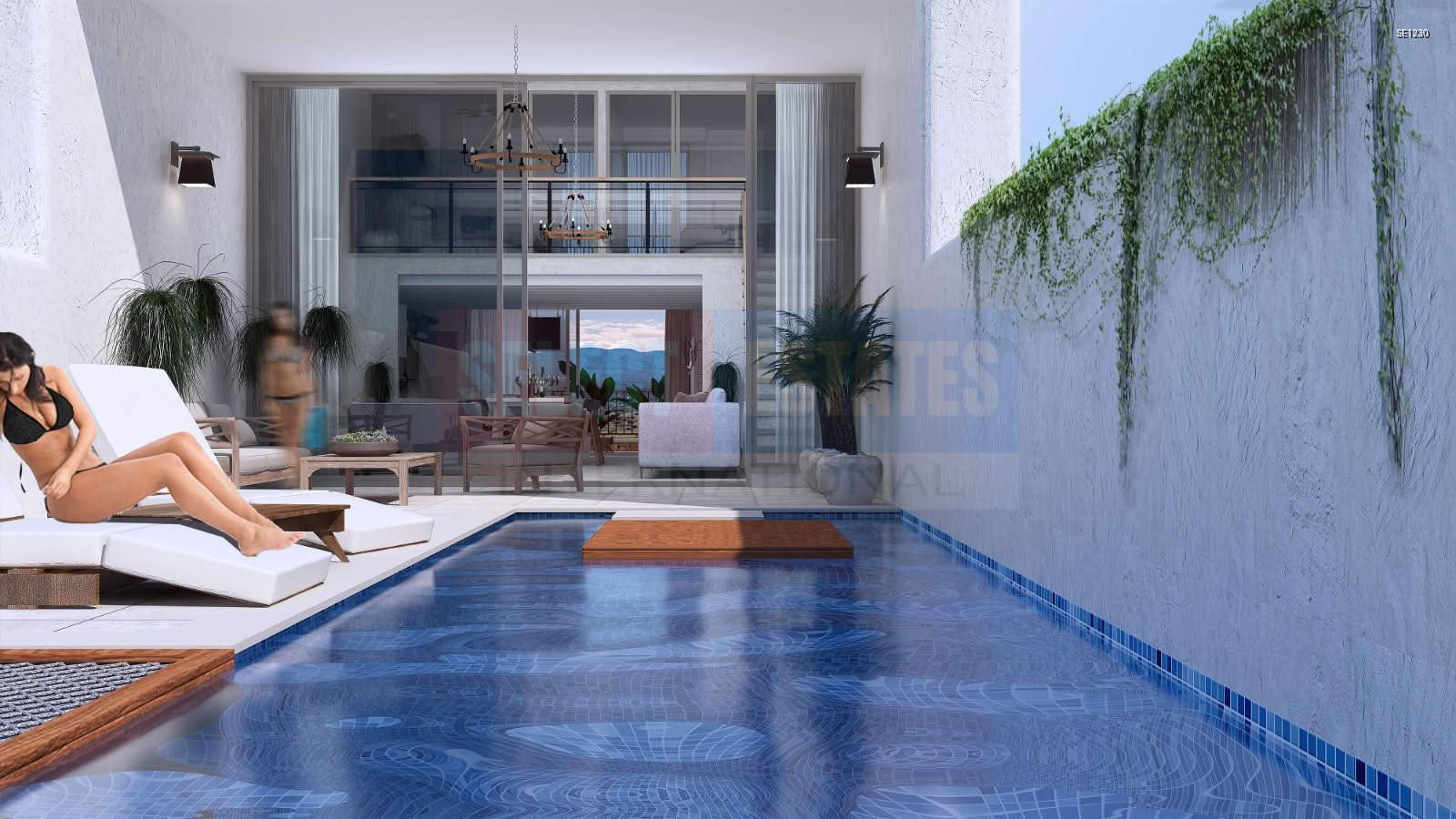 SE1230_001 Ready to move, Mykonos Homes Garden Loft with Pool