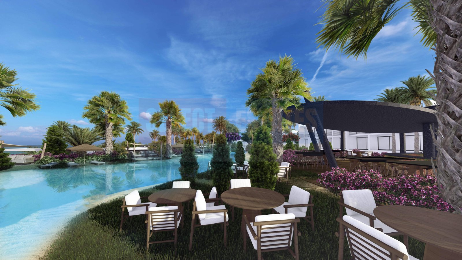 Ready Apartment with Garden in Esentepe