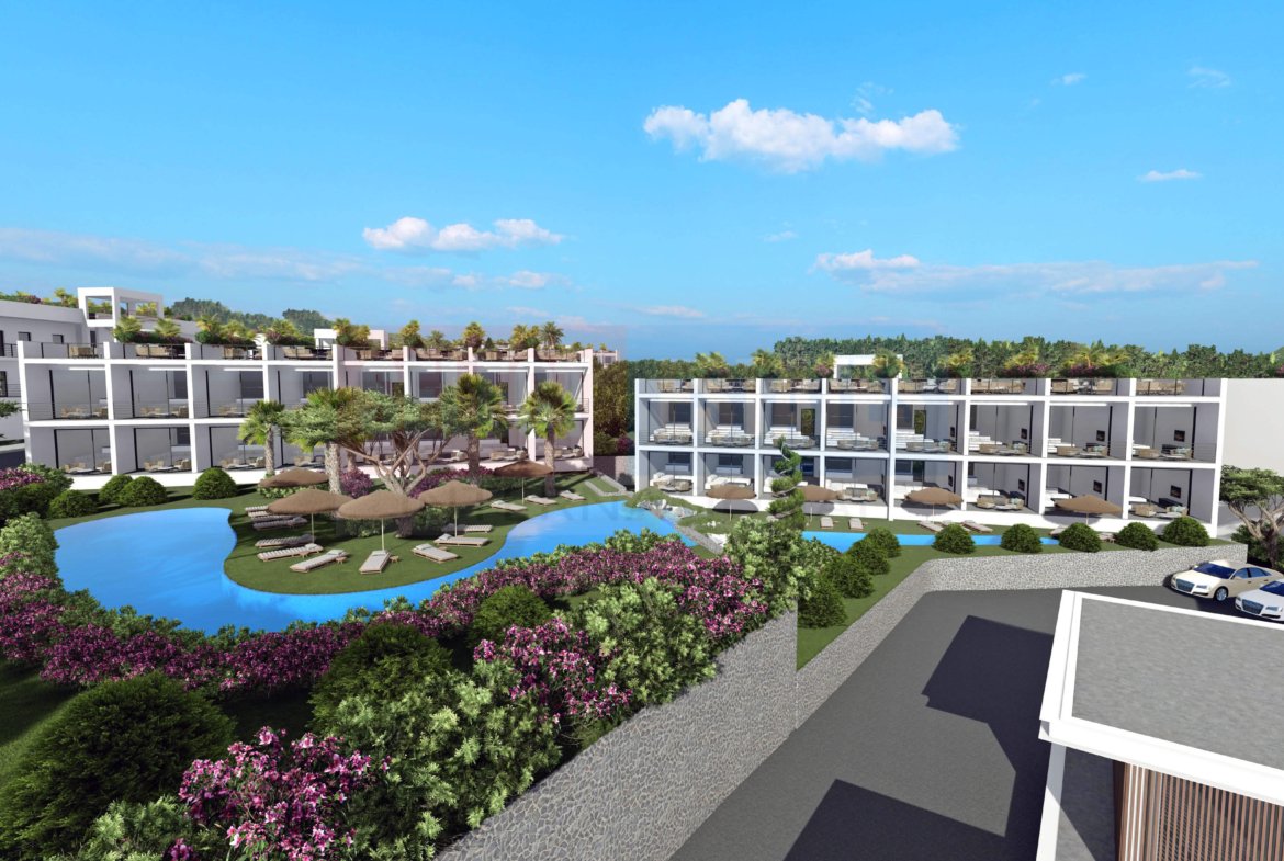 Ready Apartment with Garden in Esentepe
