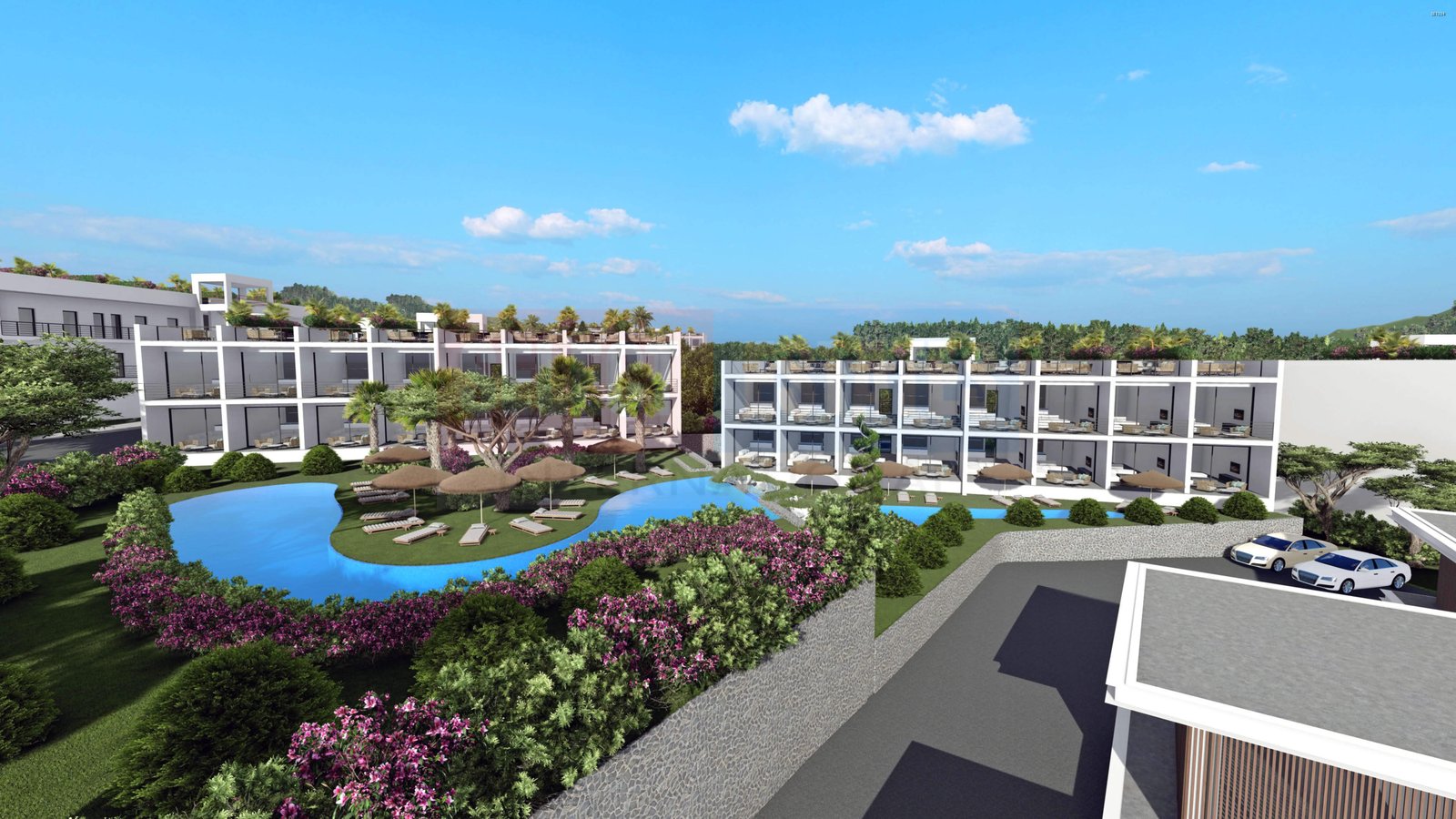 Ready Apartment with Garden in Esentepe