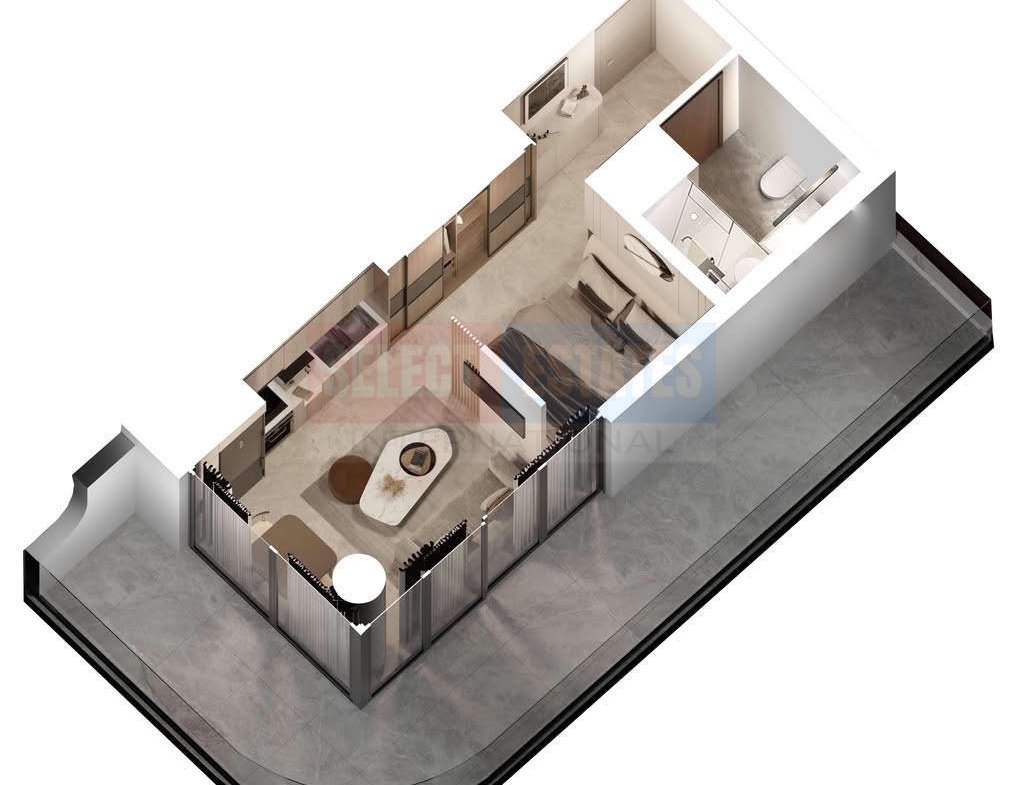 Luxury Studio Apartment in Gaziveren