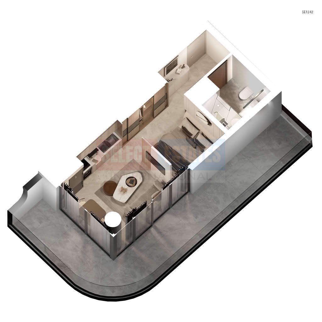 Luxury Studio Apartment in Gaziveren