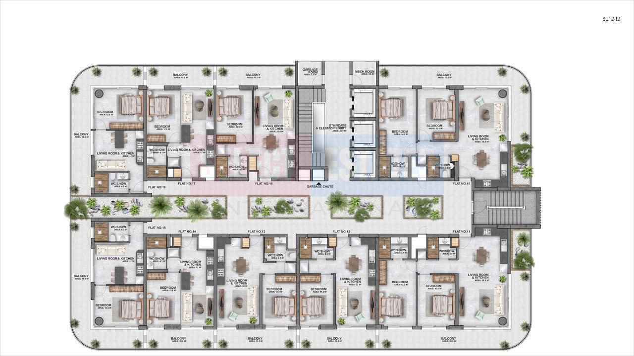 Luxury Studio Apartment in Gaziveren