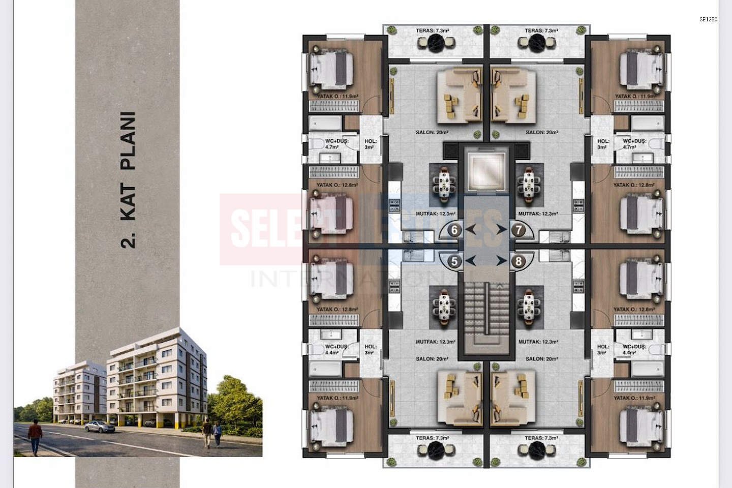 Modern Apartment in Baykal, Famagusta