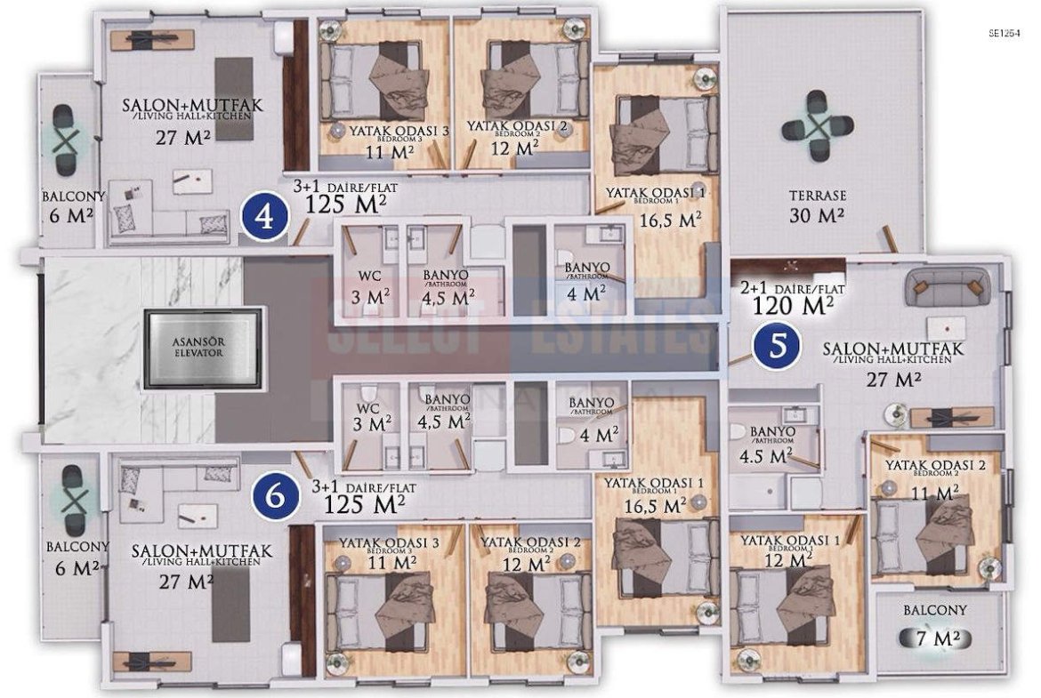 Spacious Apartment for Sale in Yeniboğaziçi