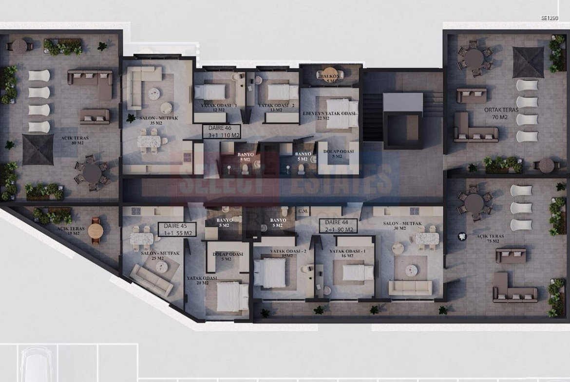 Modern Luxury Penthouse in Dörtyol