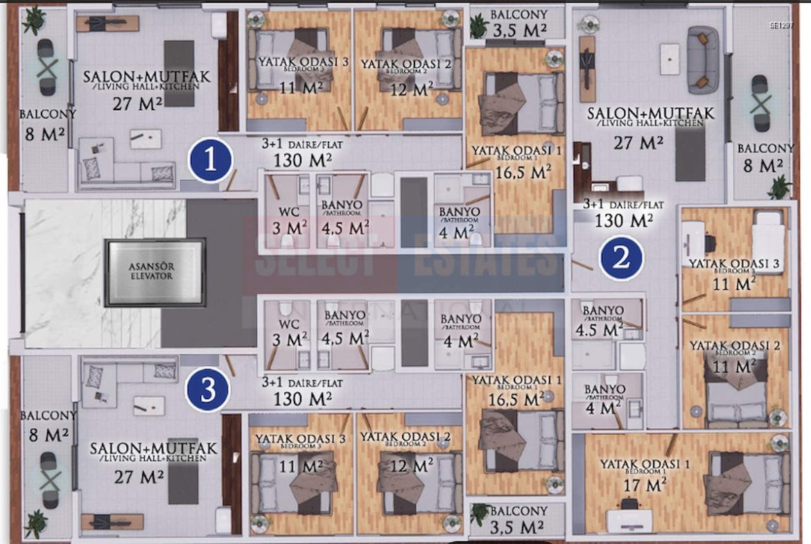 Spacious 3+1 Apartment in Yeniboğaziçi