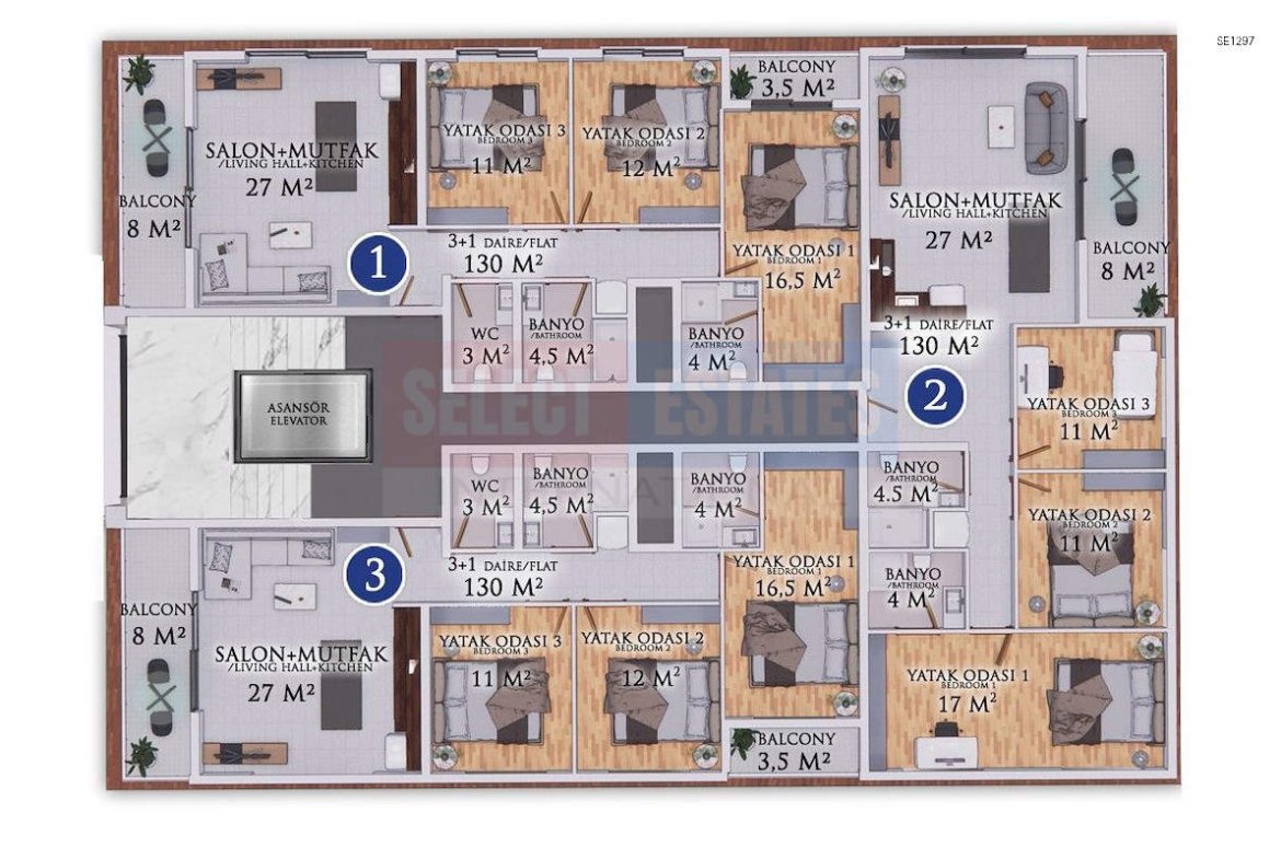 Spacious 3+1 Apartment in Yeniboğaziçi
