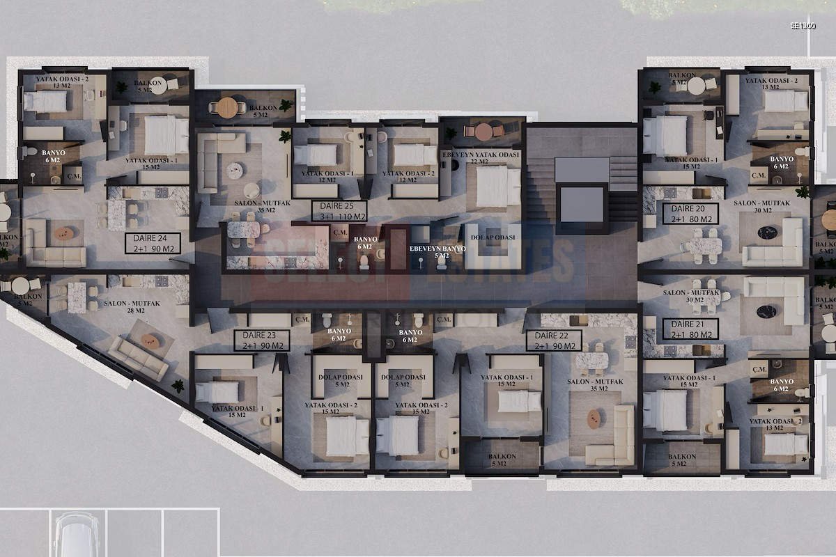 Luxury Modern Penthouse in Dörtyol