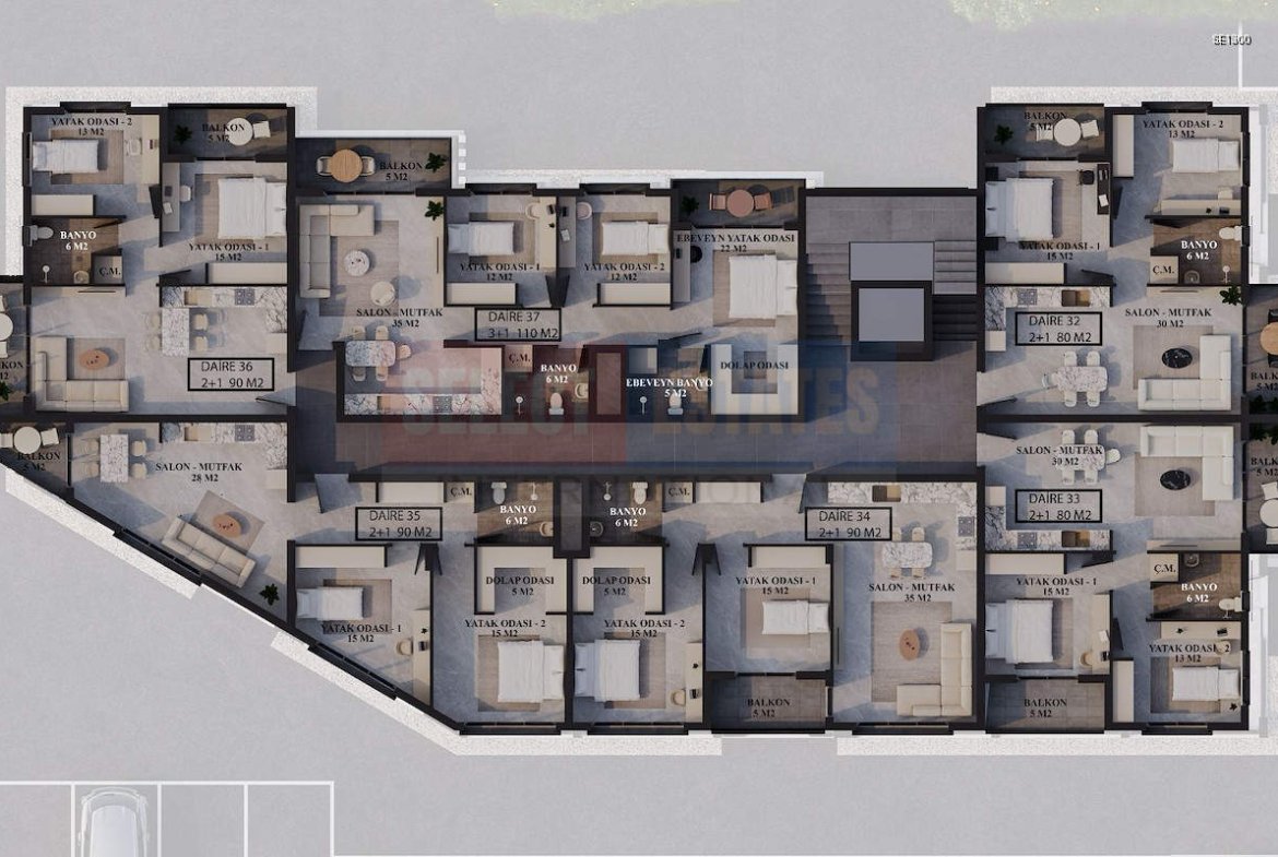 Luxury Modern Penthouse in Dörtyol