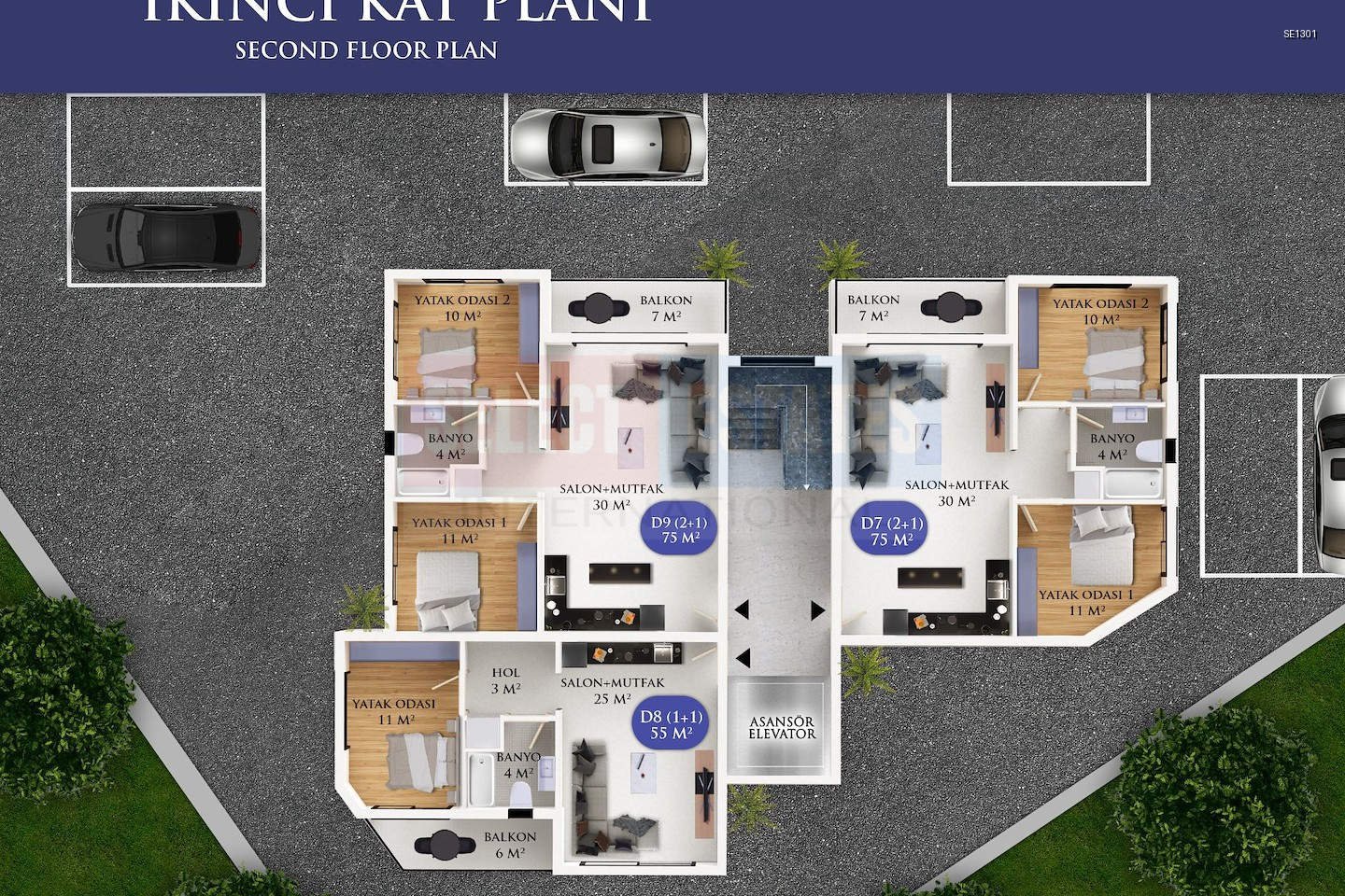 Modern 2+1 Apartment in Dörtyol