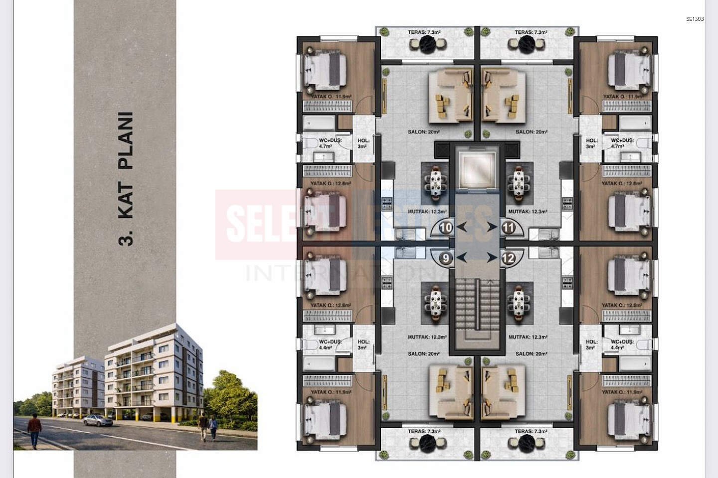 Modern 2+1 Apartment in Famagusta