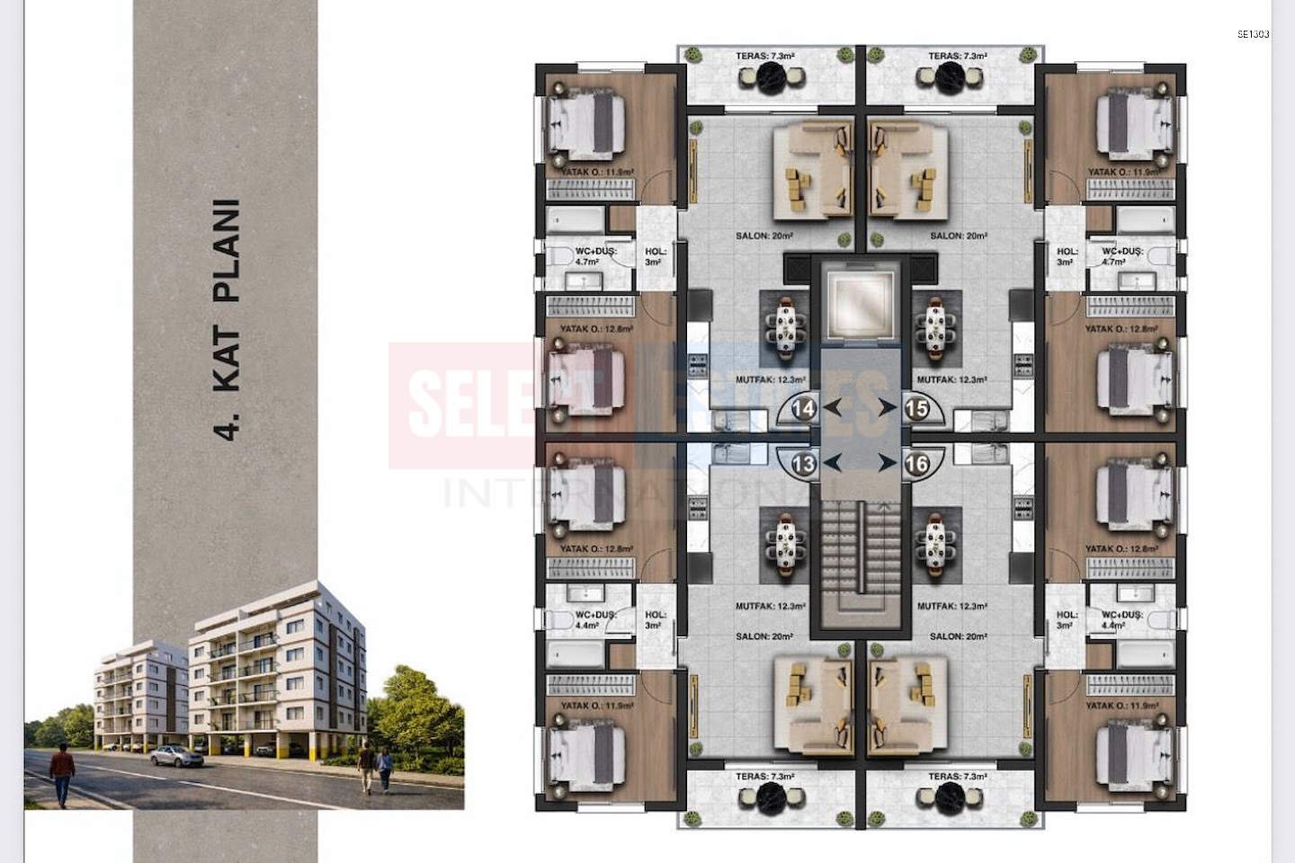 Modern 2+1 Apartment in Famagusta