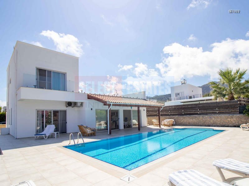 Private Villa with Sea View and Pool in Esentepe , North Cyprus