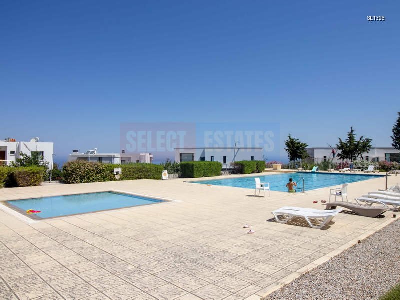 Apartment with Garden and View in Çatalköy