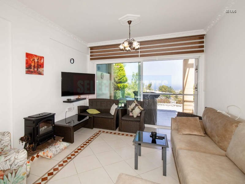 Apartment with Garden and View in Çatalköy